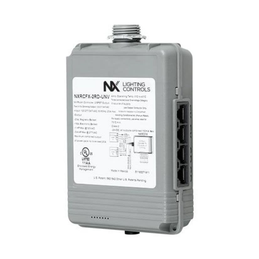 NX Lighting Controls NXRCFX2-1RD-UNV Low Voltage Room Controller, 120/277/347 V AC